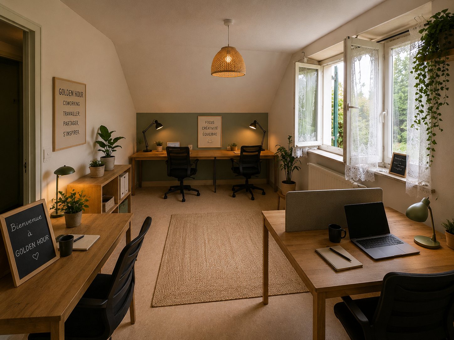 L'espace de coworking